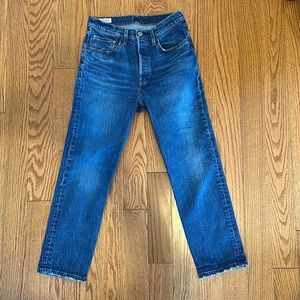 501 Levi’s Women’s High Rise Cropped 27 x 26 Straight Leg